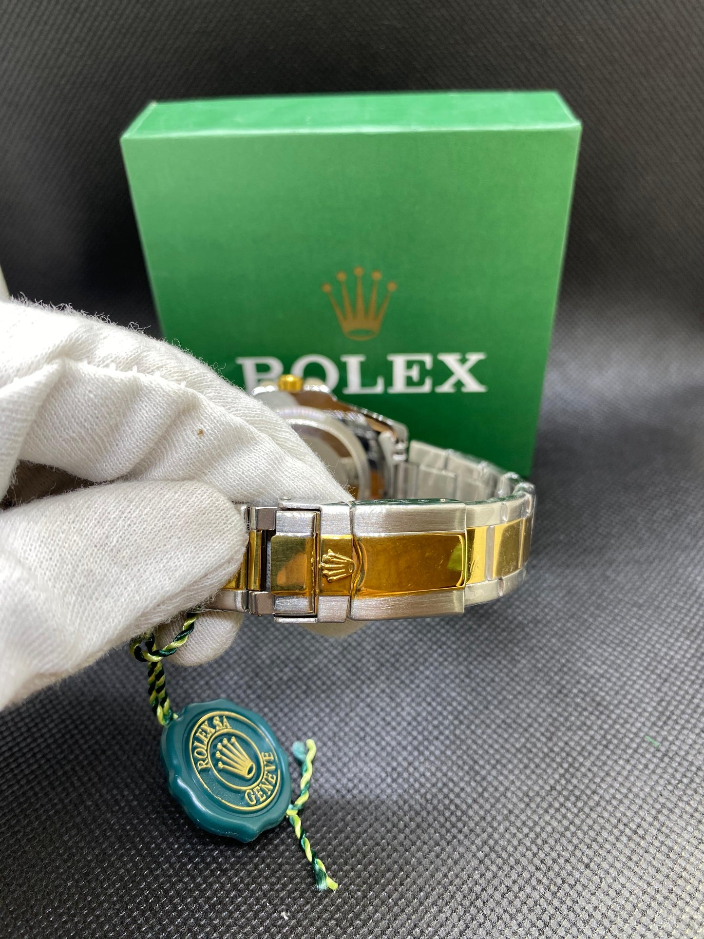 Rolex Submariner Two Tone Blue Bezel