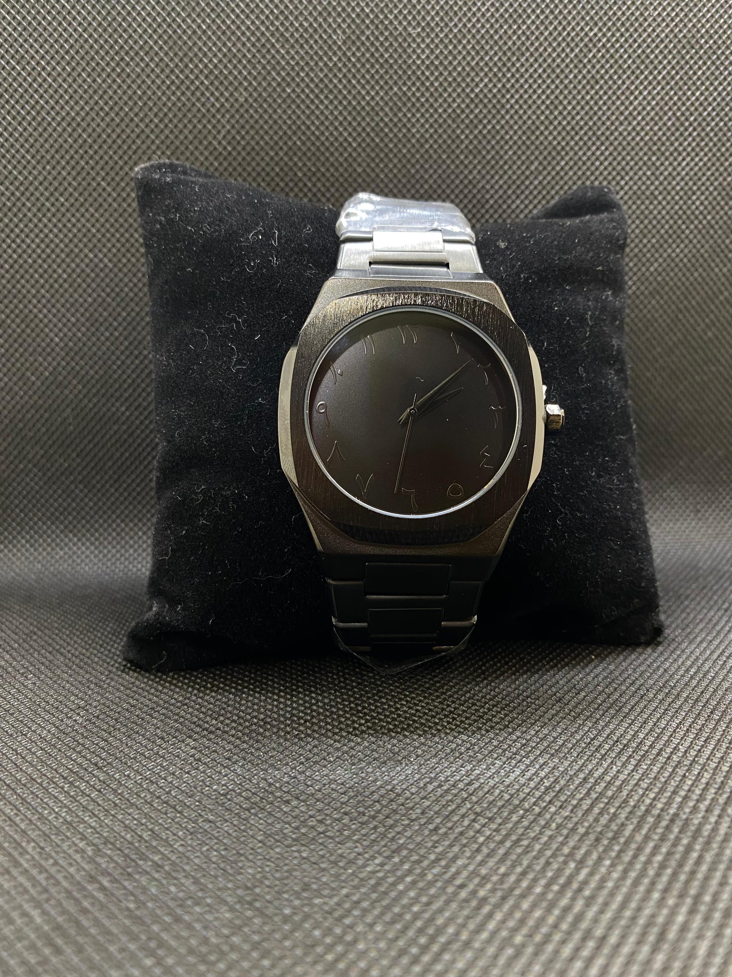 Arabian Black Aura Stainless Steel with Sapphire Crystal